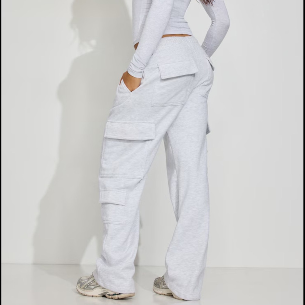 Garage UltraFleece Cargo Straight Grey Sweatpants NWT Size XS - Picture 2 of 10